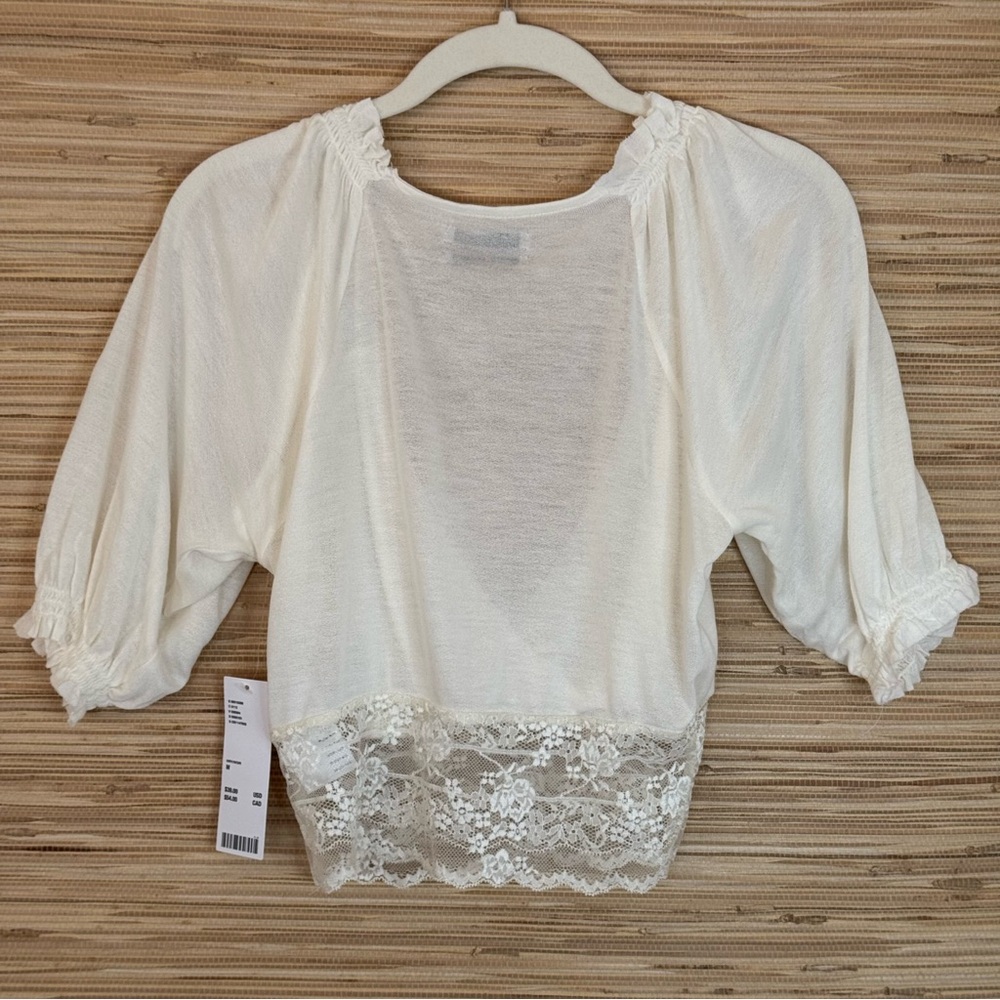 Urban Outfitters Samara Plunging Surplice Crop Top - Picture 5 of 15